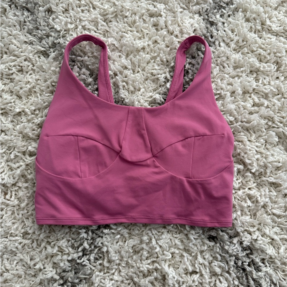 lululemon pink crop tank top